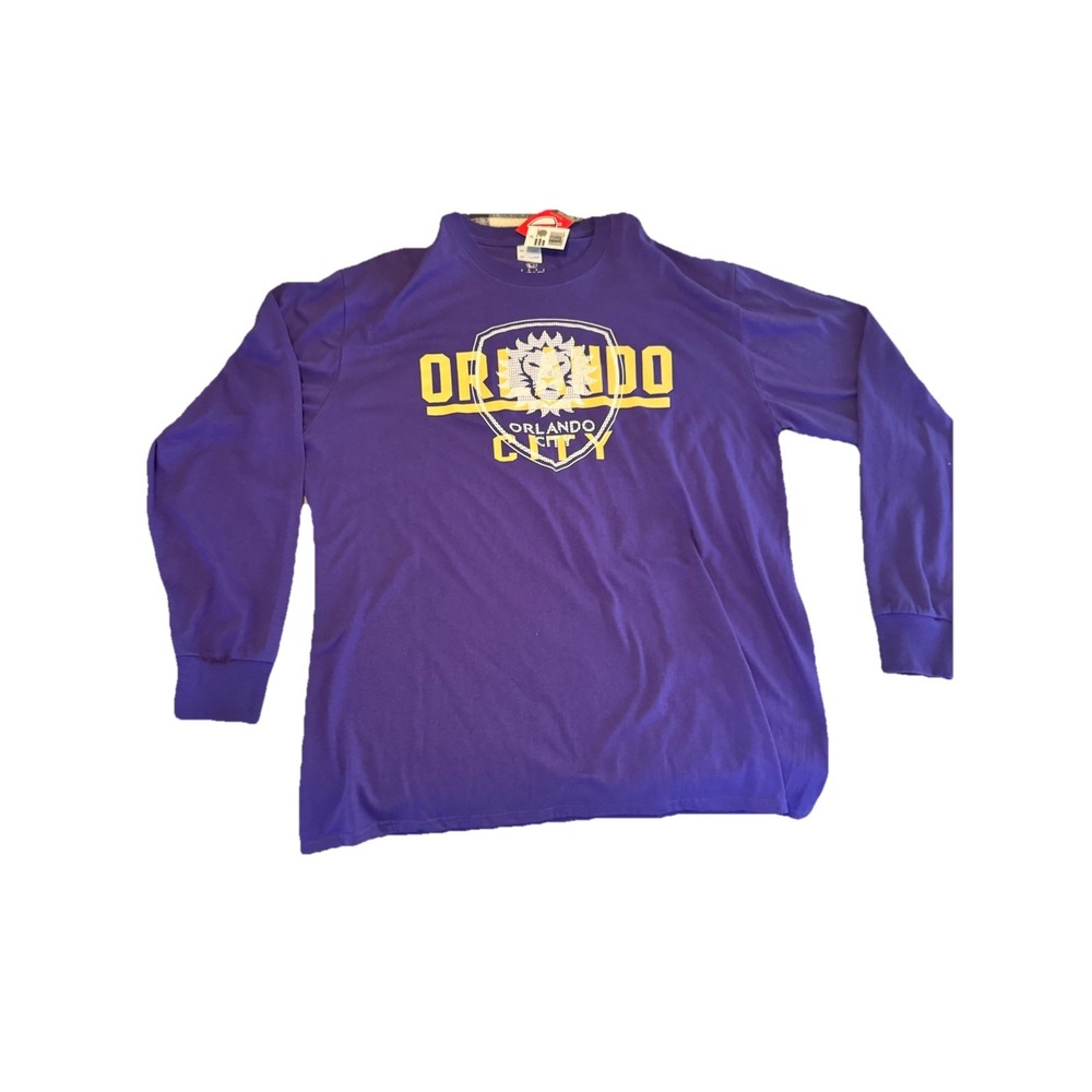 Orlando City Soccer Long Sleeve T-shirt XL New W/Tags